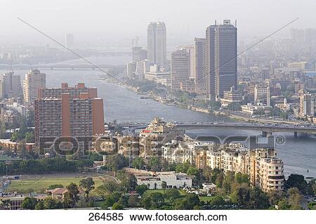 Aerial view of city, Cairo, Egypt View Large Photo Image Stock Photography - Aerial view of city, Cairo, Egypt . Fotosearch