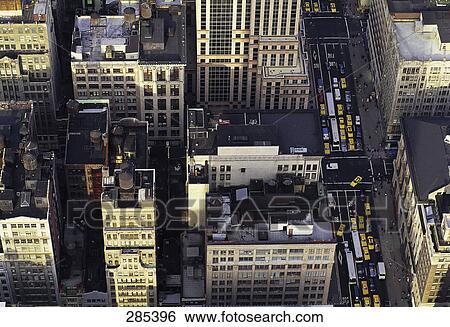 Aerial view of city View Large Photo Image Stock Photograph - Aerial view of city . Fotosearch