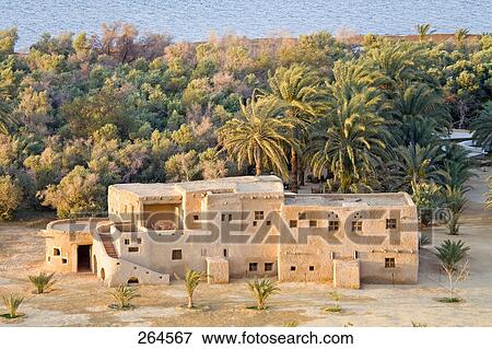 Aerial view of lodge, Siwa Oasis, Libyan Desert, Egypt View Large Photo Image Stock Photo - Aerial view of lodge, Siwa Oasis, Libyan Desert, Egypt . Fotosearch