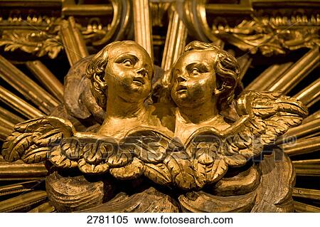 Angel sculptures carved on wall of church, Breil-sur-Roya, Provence-Alpes-Cote d'Azur, France View Large Photo Image Stock Photography - Angel sculptures carved on wall of church, Breil-sur-Roya, Provence-Alpes-Cote d'Azur, France . Fotosearch