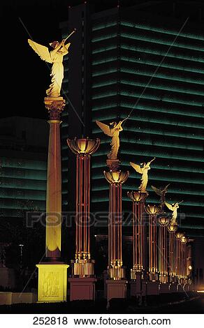 Angel sculptures on columns in row, Caesars Palace, Las Vegas, Nevada, USA View Large Photo Image Stock Photo - Angel sculptures on columns in row, Caesars Palace, Las Vegas, Nevada, USA . Fotosearch
