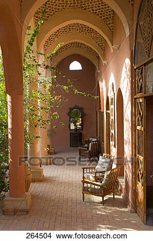 Picture - Armchairs in porch, Egypt . Fotosearch