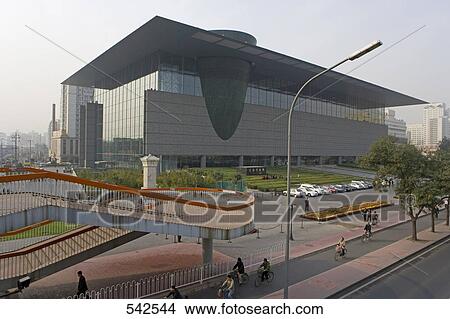 Art museum in city, Changan Jie, Capital Museum, Fuxingmenwai Dajie, Xicheng District, Beijing, China View Large Photo Image Picture - Art museum in city, Changan Jie, Capital Museum, Fuxingmenwai Dajie, Xicheng District, Beijing, China . Fotosearch