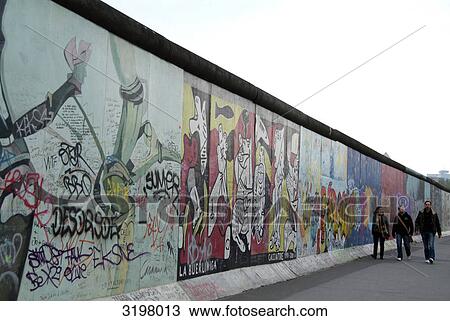 Berlin Wall, East Side Gallery, Friedrichshain, Germany View Large Photo Image Stock Image - Berlin Wall, East Side Gallery, Friedrichshain, Germany . Fotosearch