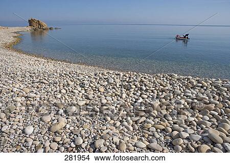 Boat sailing near coast, Sicily, Italy View Large Photo Image Picture - Boat sailing near coast, Sicily, Italy . Fotosearch