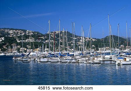 Boats at harbour, Port d Antratx, Mallorca, Baleares, Spain View Large Photo Image Stock Photography - Boats at harbour, Port d Antratx, Mallorca, Baleares, Spain . Fotosearch