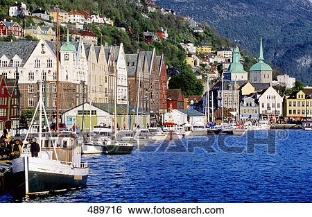 Buildings at harbor View Large Photo Image Stock Photograph - Buildings at harbor . Fotosearch