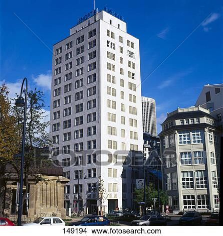 Buildings In City Jenoptik Carl Zeiss Platz Jena Thuringia Germany Picture Fotosearch