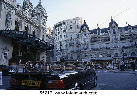 Car in front of hotel, Monte Carlo, Monaco View Large Photo Image Stock Photo - Car in front of hotel, Monte Carlo, Monaco . Fotosearch