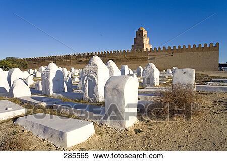 Cemetery near mosque, Sousse, Tunisia View Large Photo Image Stock Photography - Cemetery near mosque, Sousse, Tunisia . Fotosearch