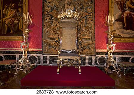 Chair and candlestick holders in exhibition hall of castle, Palace of Versailles, Paris, France View Large Photo Image Stock Photo - Chair and candlestick holders in exhibition hall of castle, Palace of Versailles, Paris, France . Fotosearch