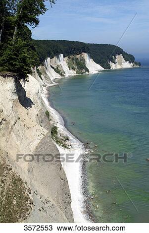 Chalk cliff, Jasmund National Park, Ruegen, Mecklenburg-Western Pomerania, Germany, Europe View Large Photo Image Stock Image - Chalk cliff, Jasmund National Park, Ruegen, Mecklenburg-Western Pomerania, Germany, Europe . Fotosearch
