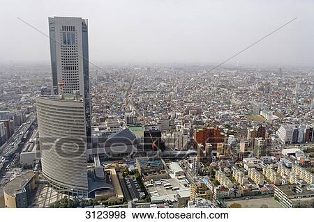 Cityscape of Tokyo, Japan, aerial perspective View Large Photo Image Stock Photo - Cityscape of Tokyo, Japan, aerial perspective . Fotosearch