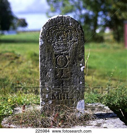 Picture - Close-up of tombstone of grave . Fotosearch