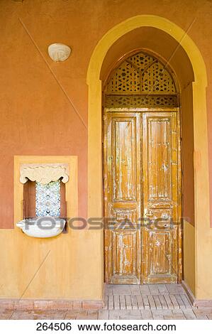 Closed weathered door View Large Photo Image Stock Photograph - Closed weathered door . Fotosearch