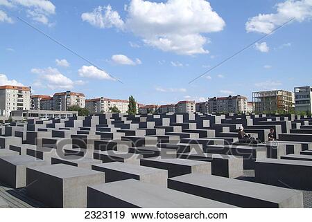 Concrete slabs at memorial, Holocaust Memorial, Berlin, Germany View Large Photo Image Stock Photo - Concrete slabs at memorial, Holocaust Memorial, Berlin, Germany . Fotosearch