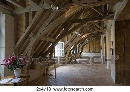 Corridor of castle, Chateau De Villandry, Indre-Et-Loire, France View Large Photo Image Stock Image - Corridor of castle, Chateau De Villandry, Indre-Et-Loire, France . Fotosearch
