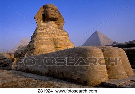 Egyptian pyramid in desert, The Sphinx, Giza, Cairo, Egypt View Large Photo Image Picture - Egyptian pyramid in desert, The Sphinx, Giza, Cairo, Egypt . Fotosearch