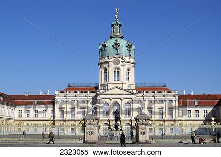Stock Photography - Facade of building, Charlottenburg Palace, Berlin, Germany . Fotosearch