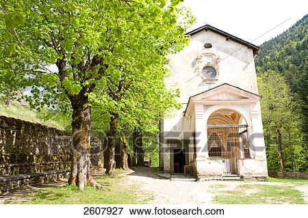 Stock Photo - Facade of building, Saorge, Roya Bevera Valley, Alpes-Maritimes, La Brigue, Provence-Alpes-Cote d'Azur, France . Fotosearch