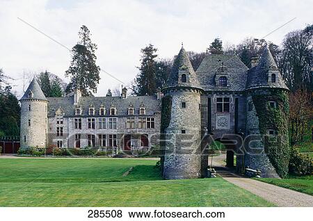 Facade of castle, France View Large Photo Image Stock Photo - Facade of castle, France . Fotosearch