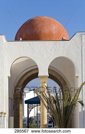 Facade of hotel, Tunisia View Large Photo Image Stock Photo - Facade of hotel, Tunisia . Fotosearch