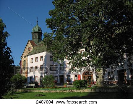 Facade of medical building, Black Forest, Baden-Wuerttemberg, Germany View Large Photo Image Picture - Facade of medical building, Black Forest, Baden-Wuerttemberg, Germany . Fotosearch
