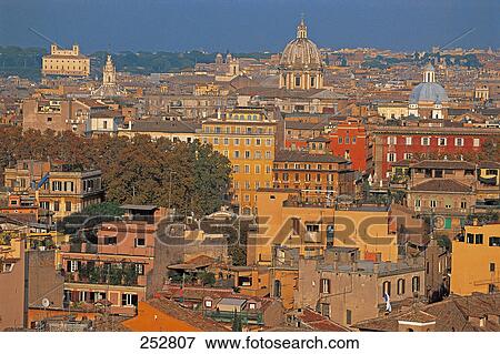 High angle view of cityscape, villa Celimontana, Rome, Italy View Large Photo Image Stock Photo - High angle view of cityscape, villa Celimontana, Rome, Italy . Fotosearch