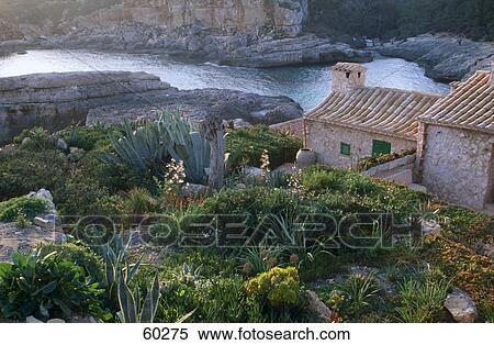 High angle view of house along river, Spain, Europe View Large Photo Image Stock Photography - High angle view of house along river, Spain, Europe . Fotosearch