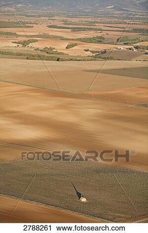 High angle view of landscape, Valensole, Provence-Alpes-Cote d'Azur, France View Large Photo Image Stock Image - High angle view of landscape, Valensole, Provence-Alpes-Cote d'Azur, France . Fotosearch