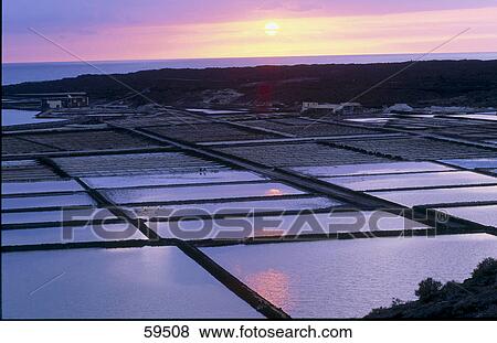 High angle view of saltwater, Mirador Del Rio, Lanzarote, Canary Islands, Spain View Large Photo Image Stock Photo - High angle view of saltwater, Mirador Del Rio, Lanzarote, Canary Islands, Spain . Fotosearch