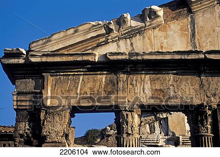High section view of temple, Antonin Temple, Rome, Lazio, Italy View Large Photo Image Picture - High section view of temple, Antonin Temple, Rome, Lazio, Italy . Fotosearch