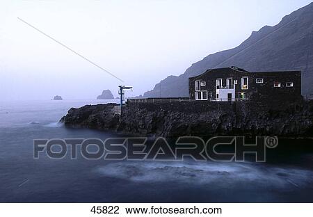 Hotel at waterfront, Punta Grande Hotel, El Hierro, Canary Islands, Spain View Large Photo Image Stock Image - Hotel at waterfront, Punta Grande Hotel, El Hierro, Canary Islands, Spain . Fotosearch