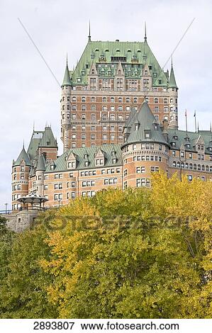 Hotel Chateau Frontenac, Quebec, Canada View Large Photo Image Stock Photo - Hotel Chateau Frontenac, Quebec, Canada . Fotosearch