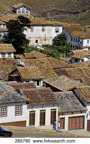 Houses in village, Ouro Preto, Minas Gerais, Brazil View Large Photo Image Stock Image - Houses in village, Ouro Preto, Minas Gerais, Brazil . Fotosearch