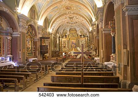 Interiors of church, Valloire, Savoie, Rhone-Alpes, France View Large Photo Image Stock Image - Interiors of church, Valloire, Savoie, Rhone-Alpes, France . Fotosearch