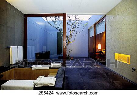 Interiors of hotel bathroom, The Lalu Sun Moon Lake Hotel, Taiwan View Large Photo Image Picture - Interiors of hotel bathroom, The Lalu Sun Moon Lake Hotel, Taiwan . Fotosearch