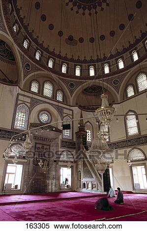 Interiors of mosque, Selimiye Mosque, Edirne, Turkey View Large Photo Image Stock Photography - Interiors of mosque, Selimiye Mosque, Edirne, Turkey . Fotosearch