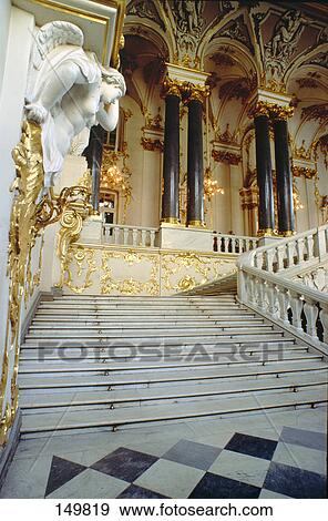 Interiors of palace, Winter Palace, St. Petersburg, Russia View Large Photo Image Stock Photo - Interiors of palace, Winter Palace, St. Petersburg, Russia . Fotosearch