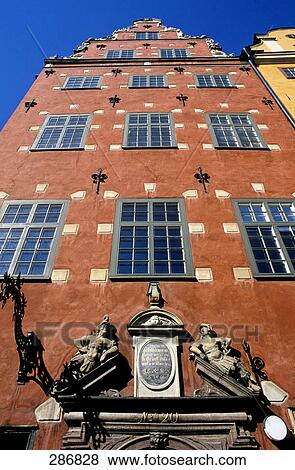 Low angle view of building, Stockholm, Sweden View Large Photo Image Stock Photo - Low angle view of building, Stockholm, Sweden . Fotosearch