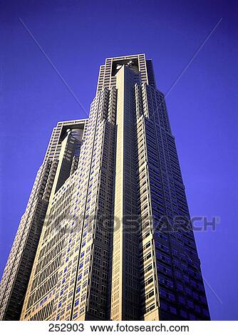 Low angle view of building, Tokyo Prefecture, Japan View Large Photo Image Stock Image - Low angle view of building, Tokyo Prefecture, Japan . Fotosearch