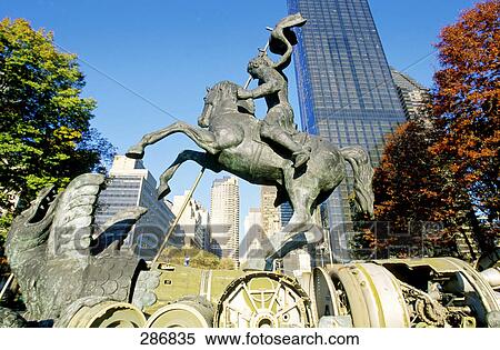 Low angle view of sculpture, New York City, New York State, USA View Large Photo Image Stock Photography - Low angle view of sculpture, New York City, New York State, USA . Fotosearch