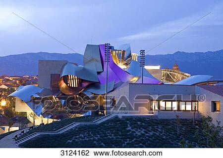Marques de Riscal hotel, Elciego, Spain, high angle view View Large Photo Image Stock Image - Marques de Riscal hotel, Elciego, Spain, high angle view . Fotosearch