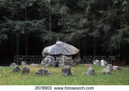 Megalith stones in cemetery, Mecklenburg-Western Pomerania, Germany View Large Photo Image Stock Image - Megalith stones in cemetery, Mecklenburg-Western Pomerania, Germany . Fotosearch