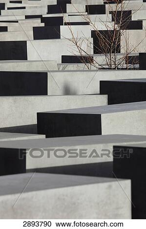 Stock Image - Monument to the Murdered Jews of Europe, Berlin, Germany . Fotosearch