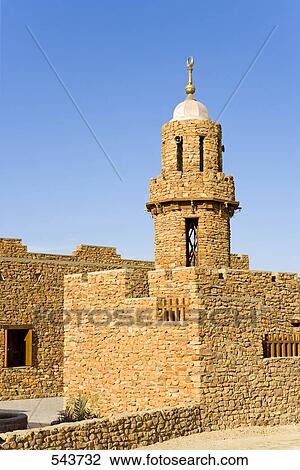 Mosque in desert, Bahariya Oasis, Libyan Desert, Egypt View Large Photo Image Stock Image - Mosque in desert, Bahariya Oasis, Libyan Desert, Egypt . Fotosearch