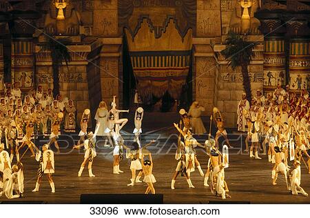 Opera artists performing on stage, Opera Aida, Verona, Italy View Large Photo Image Stock Photograph - Opera artists performing on stage, Opera Aida, Verona, Italy . Fotosearch
