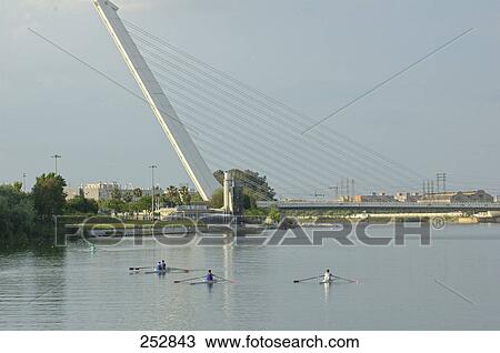 People boating in river, Guadalquivir River, Andalusia, Spain View Large Photo Image Stock Image - People boating in river, Guadalquivir River, Andalusia, Spain . Fotosearch