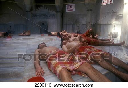 People lying in Turkish Bath, Istanbul, Turkey View Large Photo Image Stock Photograph - People lying in Turkish Bath, Istanbul, Turkey . Fotosearch