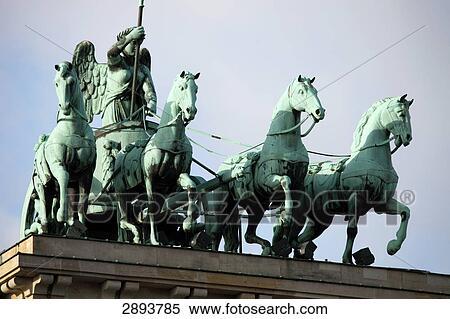 Quadriga of the Reichstag, Berlin, Germany View Large Photo Image Stock Photography - Quadriga of the Reichstag, Berlin, Germany . Fotosearch